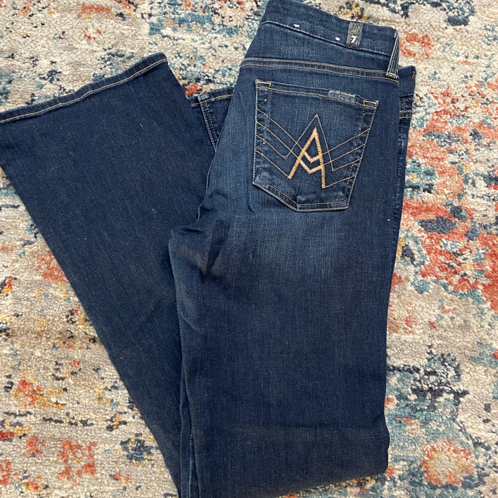 A Seam Flare Jeans